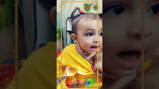 Little Krishna 8 Month Baby Saying Papa