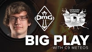 OMG vs EDG Summer LPL Big Play with Cloud9 Meteos - Season 5 | League of Legends