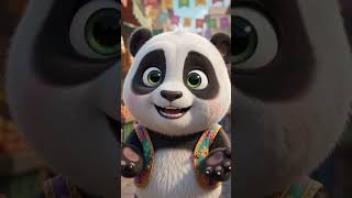 Cute Panda Demands Only Free Samosa 😂 | Funny Street Food Comedy #shorts #viral #trending #ai #panda