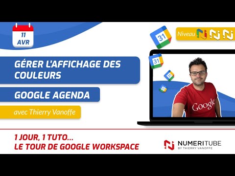 Vidéo: Comment changer la couleur d'arrière-plan de mon agenda Google ?