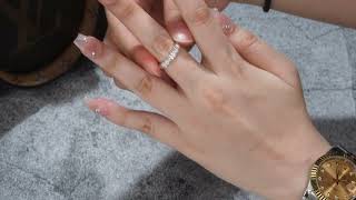 💍 0.1-Carat Morganite Minimalist Ring for Women – Platinum-Plated S925 Silver (2.6g, Sizes 5–9) 💍 screenshot 5