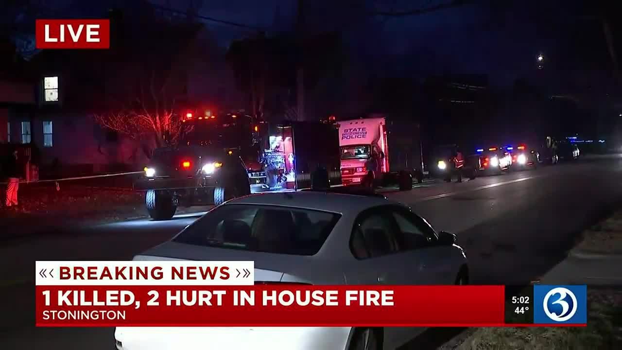 Deadly house fire under investigation in Stonington - YouTube