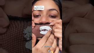 Funny net lipstick hack #makeup #hack #funny #shorts #ytshorts #lipstick #viral