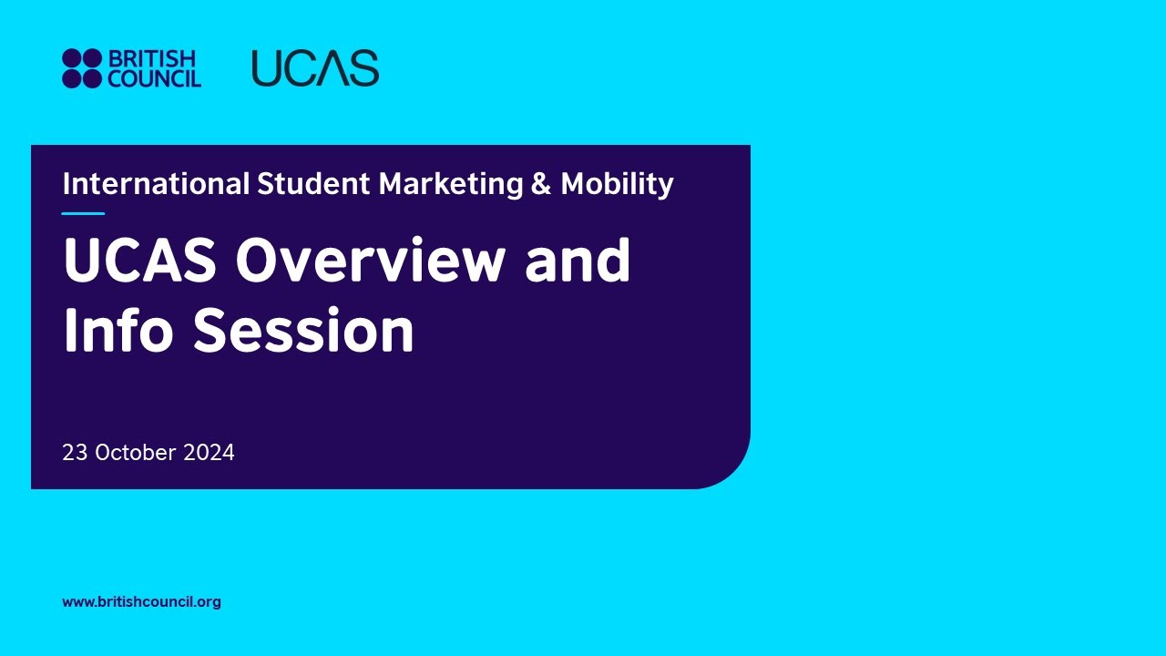 Ucas Session UCAS Overview & Info Session 23 Oct 2024 - YouTube