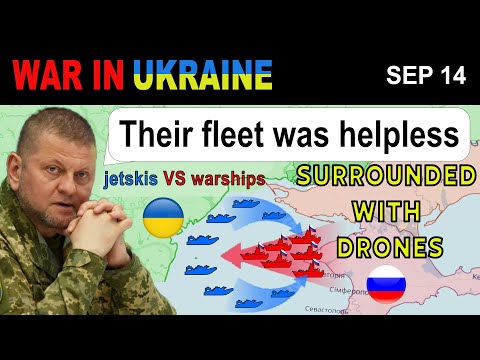 14 Sep: FOOTAGE: Russian Fleet GETS DISMANTLED BY JETSKIS | War in Ukraine Explained