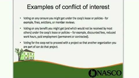 Board Roles & Responsibilities - Conflicts of Interest - 1 of 2 - Overview