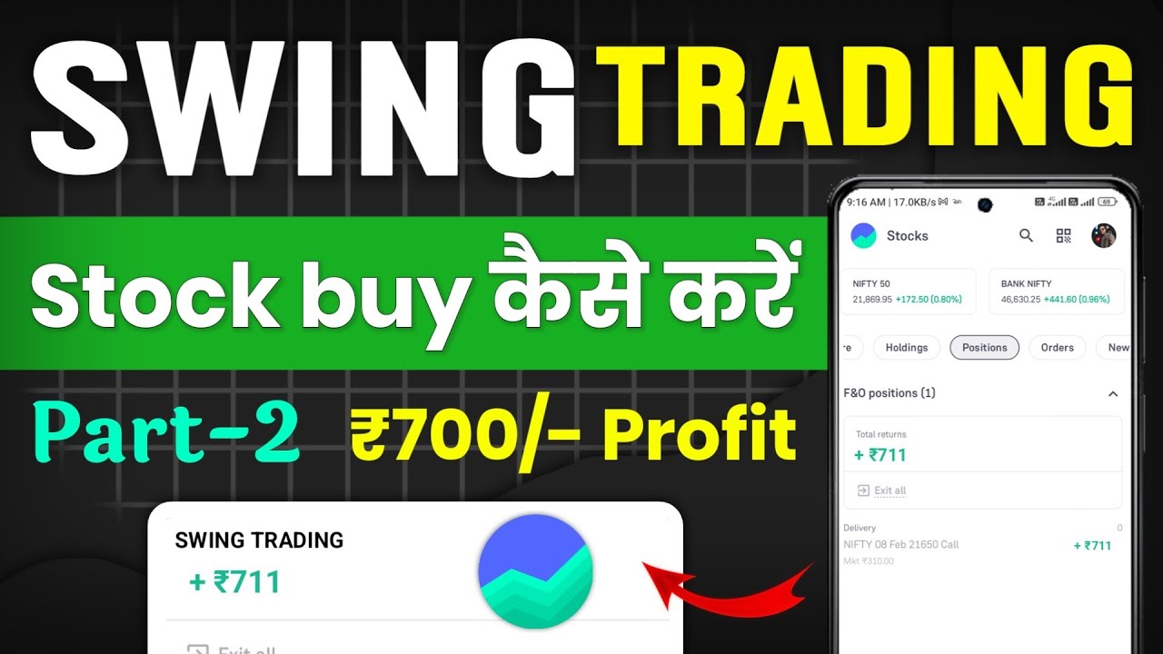 Swing trading kaise kare in groww app | swing trading ke liye stock buy ...