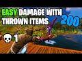 How to EASILY Deal 200 damage to opponents with thrown items