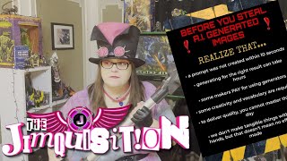 Why It's Morally Okay To Steal A.I. Artwork (The Jimquisition)