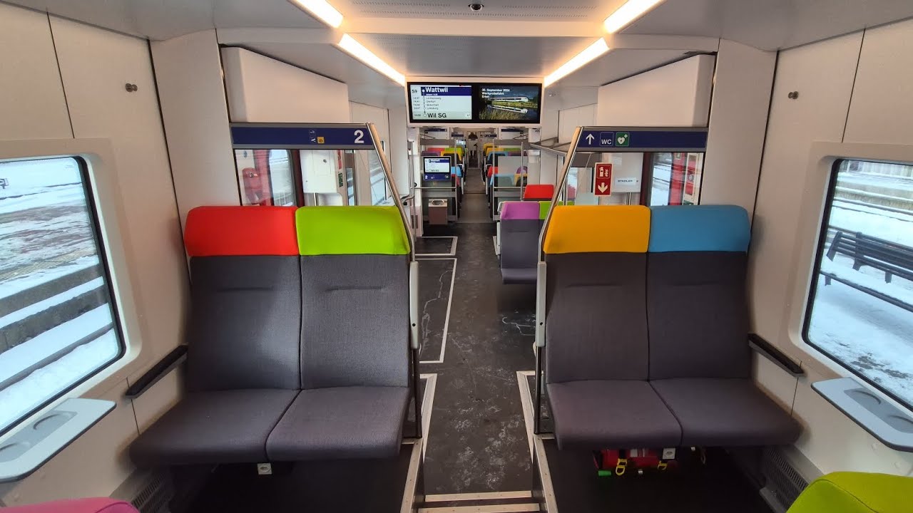 Wagenrundgang im Flirt EVO Thurbo (4-Tlg.)