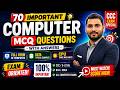 70 Important Computer MCQ Questions with Answers | Computer Full Form, Data & CPU | CCC/DCA/ADCA