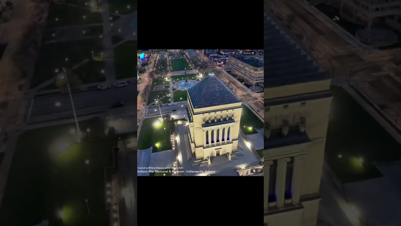 Creator: @Luma AI - The Indiana War Memorial capture 