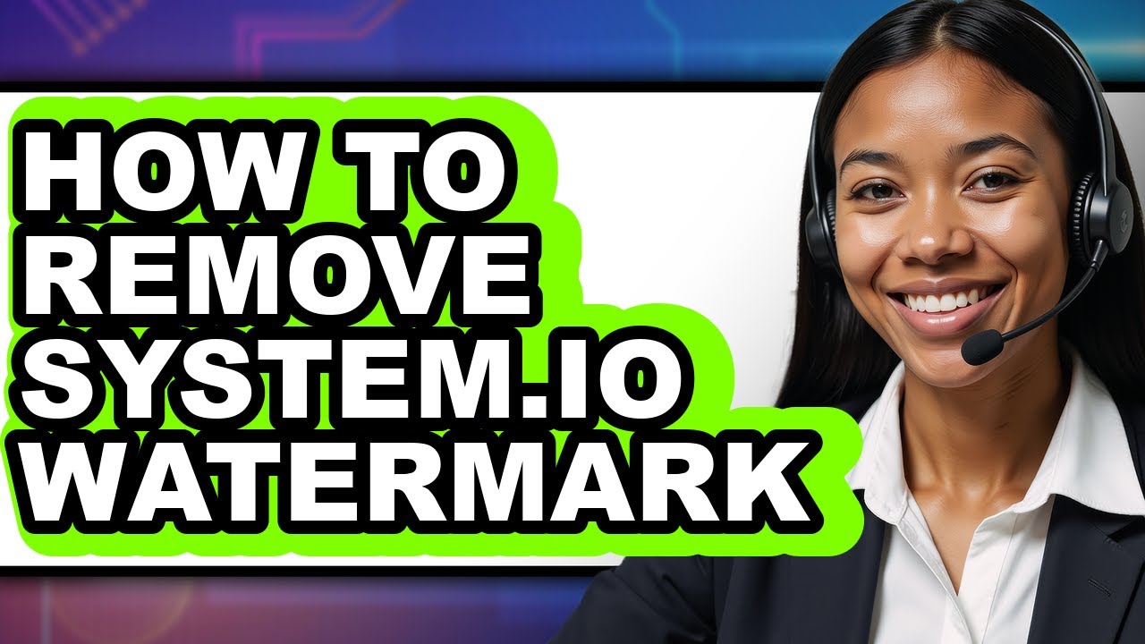 Test System Watermark How to Remove System.io Watermark - Easy Guide - YouTube
