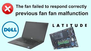 Laptop Fan Error Fix | The Fan Failed to Respond Correctly Solution