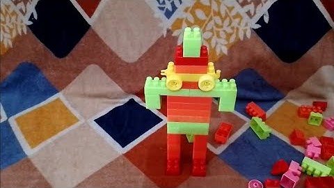 Satisfying With Unboxing Diy  Building Blocks Robot | Tiny Cute Blocks Set Toys Review