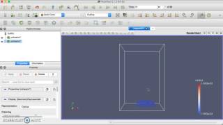 LIGGGHTS DEM Particle Simulation in Paraview (cohesion example)