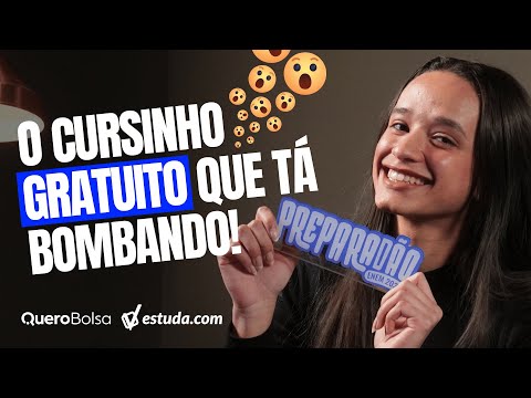 Get to know ENEM PREPARATION! (100% free) - video from Quero Bolsa