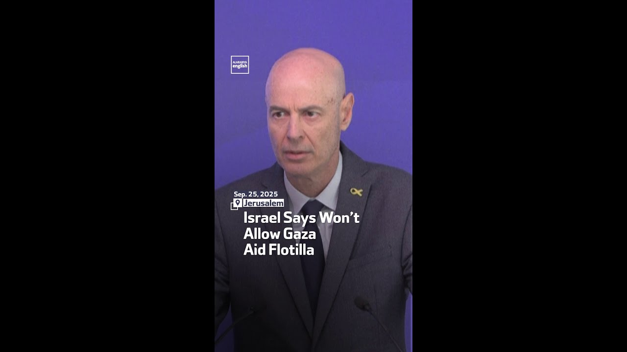 Israel Says Won’t Allow Gaza Aid Flotilla