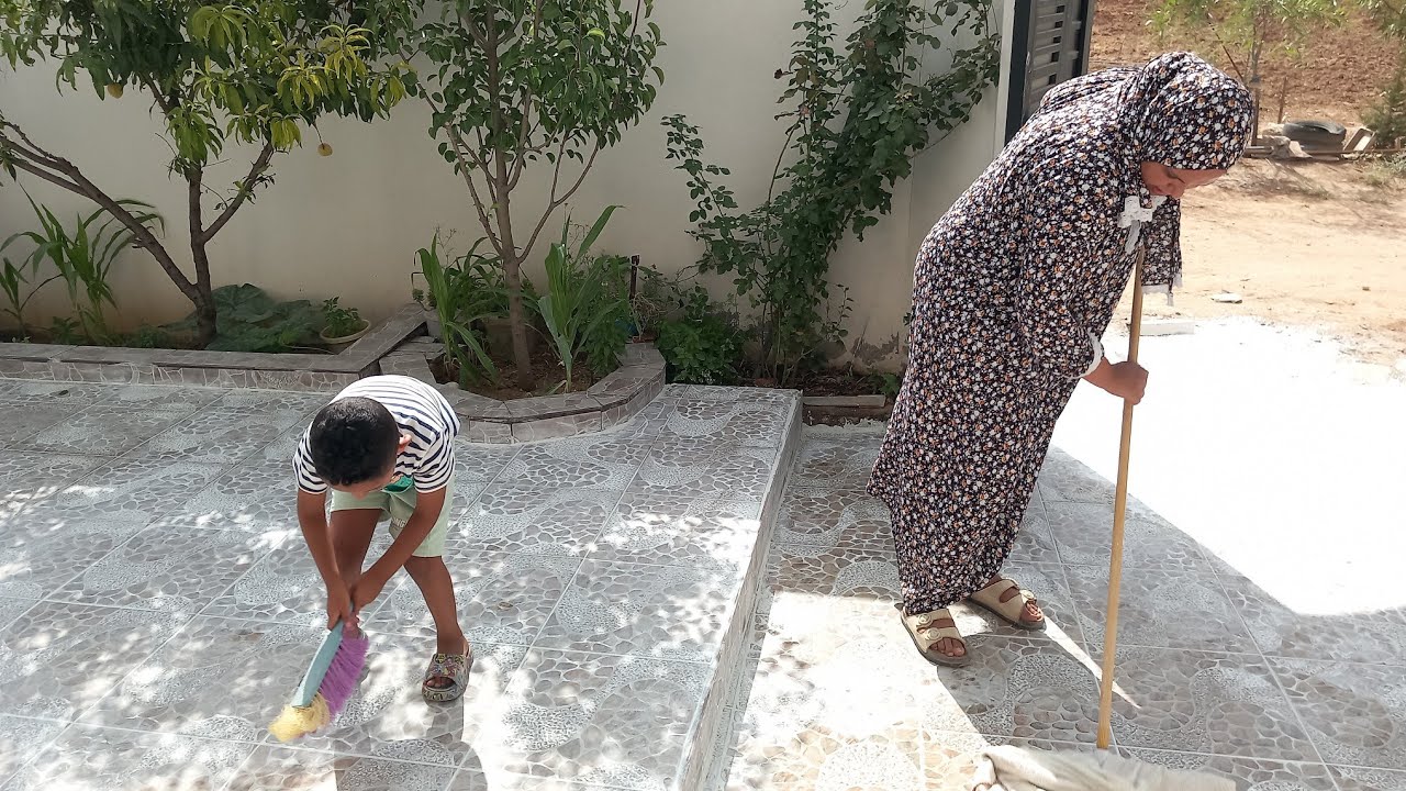 أول تحضيرات و تنظيفات خطبة أختي😍 تنظيف بعد المرمة 💪 أجواء الفرح التونسي 