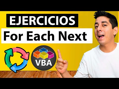 Curso de Macros: Ejercicios con el bucle For Each Next en VBA de Excel