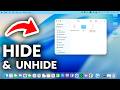 How To Hide or Unhide Files/Folders On Mac - Step By Step