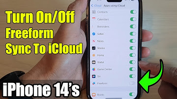 iPhone 14/14 Pro Max: How to Turn On/Off Freeform Sync To iCloud