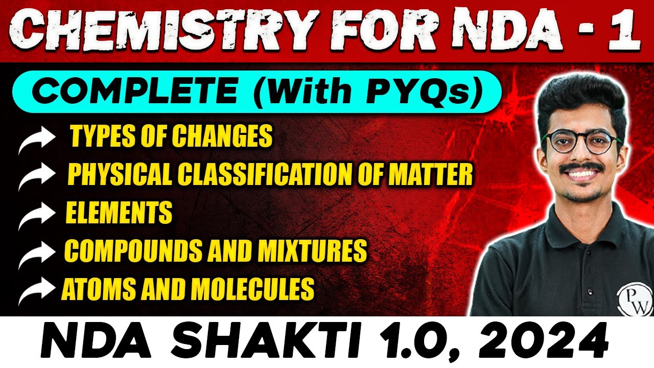 Nda Classification Code NDA Chemistry : Physical Classification Of Matters, Atoms & Molecules ...