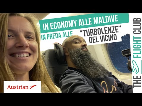 Alle Maldive in economy con Austrian Airlines. Servizio lento, poltrone strette. La recensione