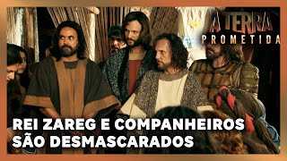A TERRA PROMETIDA: Rei Zareg e companheiros são desmascarados e julgados por Josué