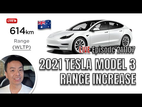 2021 Tesla Model 3 Range Increase Australia