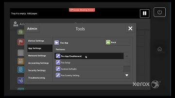 Xerox® AltaLink® B8090 Family Enabling the Fax Option