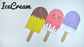 Paper Popstick Ice Cream/ Paper Craft Ideas/ DIY Ice Cream Stick Craft screenshot 2