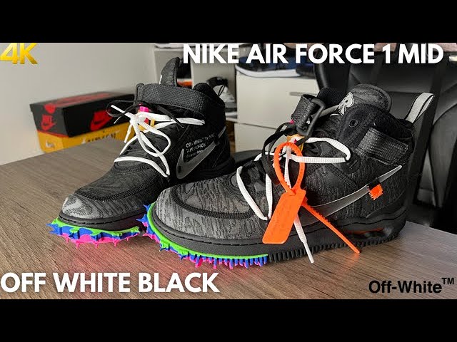 Off-White™ x Nike Black Cone Air Force 1 On-Foot