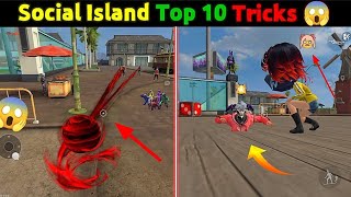 Top 10 Tricks💡| Social Island Tricks Revealing the Untold Secrets of Overpowered🔥 Garena - Free Fire