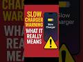 What the iPhone “Slow Charger” Warning Really Means | Fast Charging Tips Explained #Apple #Techguide