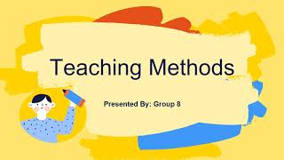Teaching Methods in TCL : Speech Method & Expository Method