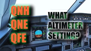 Tutorial B787 MSFS2020 (Series) : ALTIMETER SETTINGS