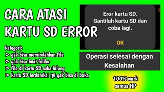 Memori SD Card Error!? Gak Bisa Pindahkan File dan gak bisa buat folder screenshot 5