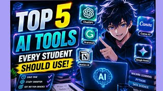 Top 5 AI Tools Every Student Should Use in 2026 🚀 #viral #ai #study #aitools