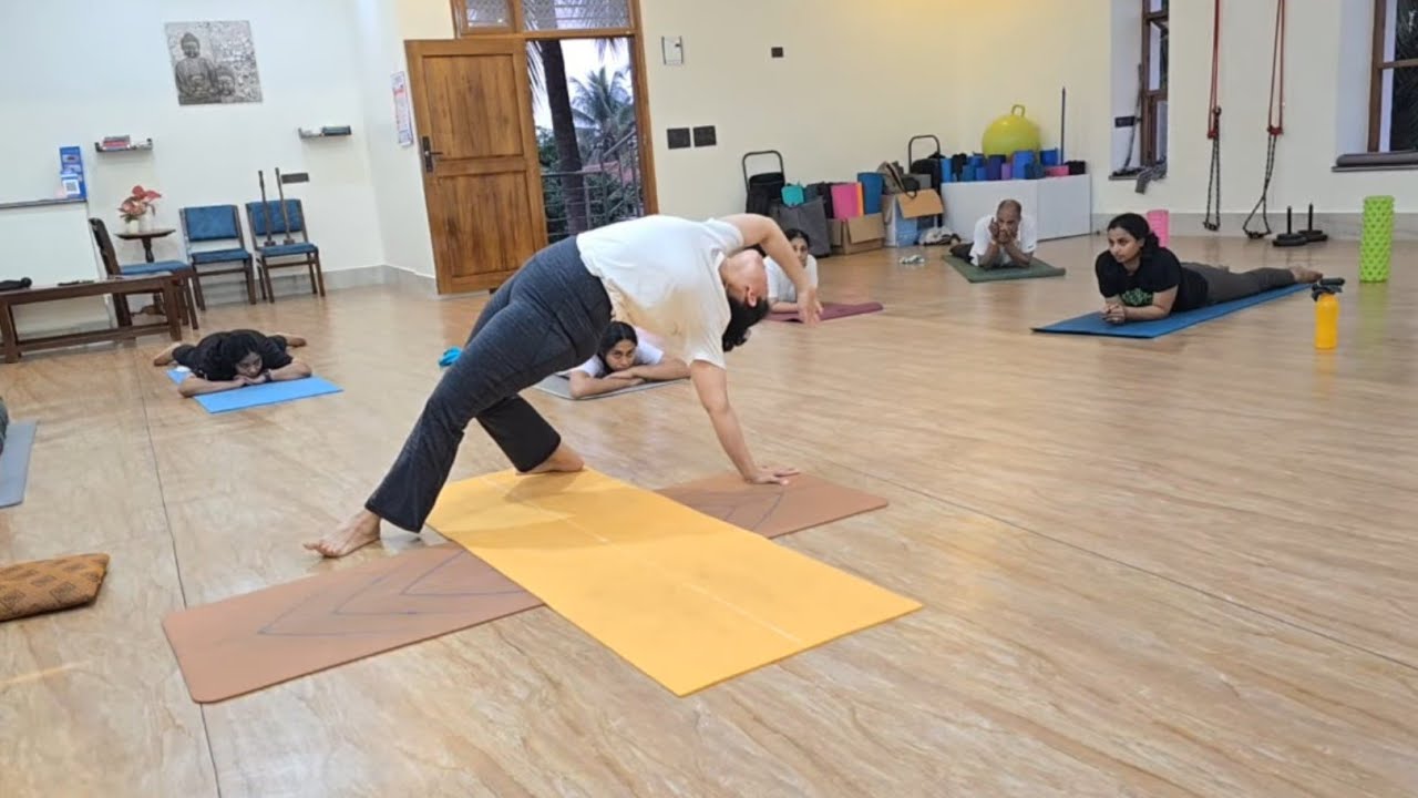 Hip opening and back bending - Beginner to Intermediate level - YouTube