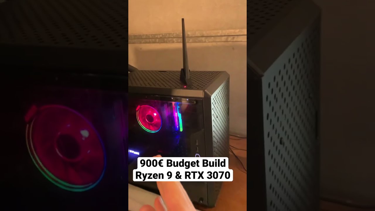 900€ Compact Budget Build /w Ryzen 9 3900XT & RTX 3070