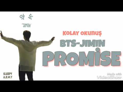 BTS-JIMIN (지 민) 'PROMISE' (Kolay Okunuş-Easy Lycris)