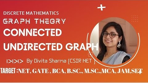 Connected graph #graphtheory  #discretemathematics #bsc_maths #divita #engineeringmatematics #mca