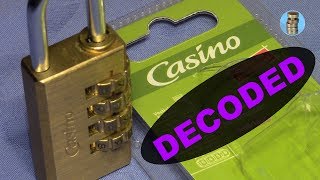 (picking 690) French "Casino" combination lock decoded - a long way Wealth