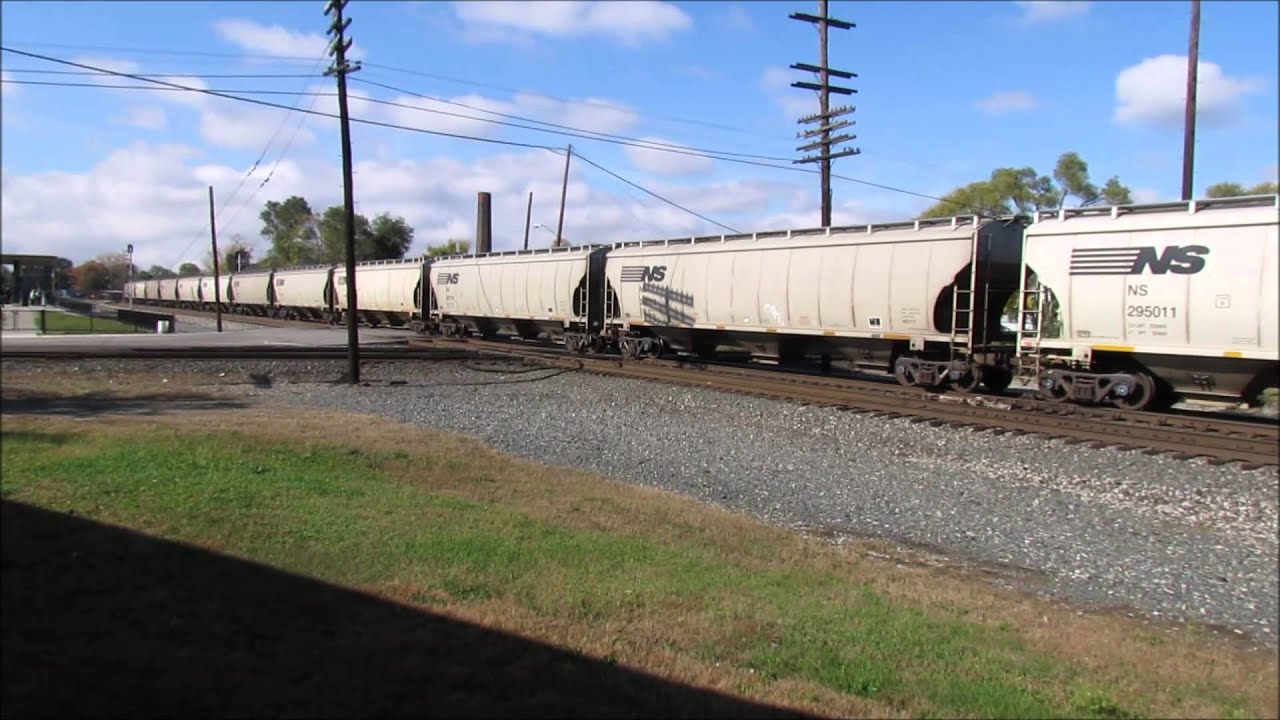 NS SD40 2 With 73 Cars! Fostoria Ohio By Jim Gray YouTube