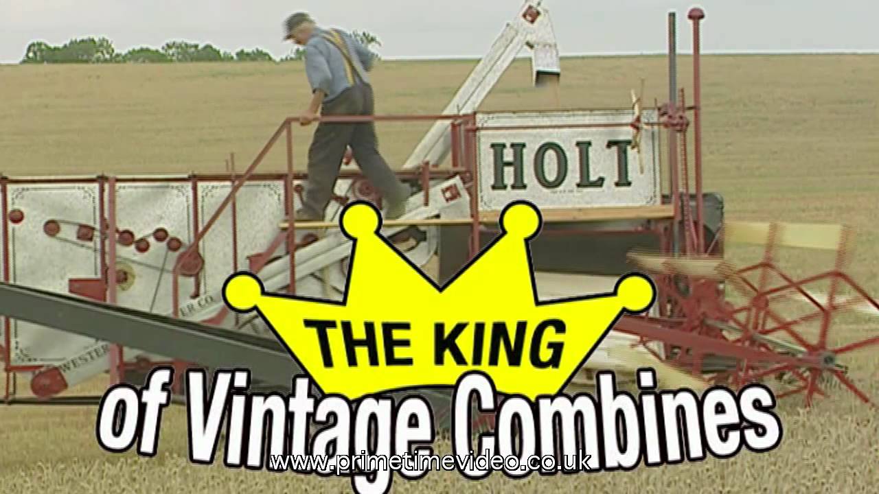 Ron Knight's Vintage Combines at work workday