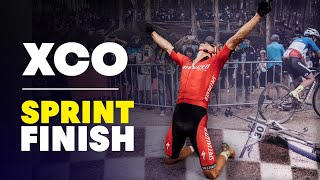 XCO Stellenbosch Sprint Finish w/ Sam Gaze |UCI MTB XCO 2018 World Cup  South Africa