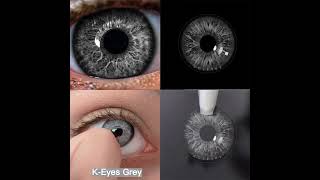Designed for Dark Brown Eyes - Coleyes Grey Colored Contact Lens Review [K-Eyes Grey]