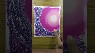 Oil pastel drawing easy ❤️😍: Moonlight scenery drawing with oil pastel ❤️: tutorial #shorts Oil pastel drawing easy ❤️😍: Moonlight scenery drawing with oil pastel ❤️: tutorial #shorts