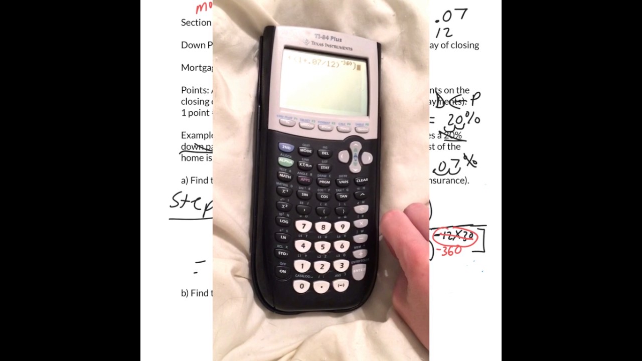 Section 8.7 The Cost of Home Ownership Part 1